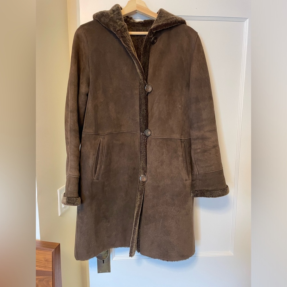Blue Duck genuine shearling coat